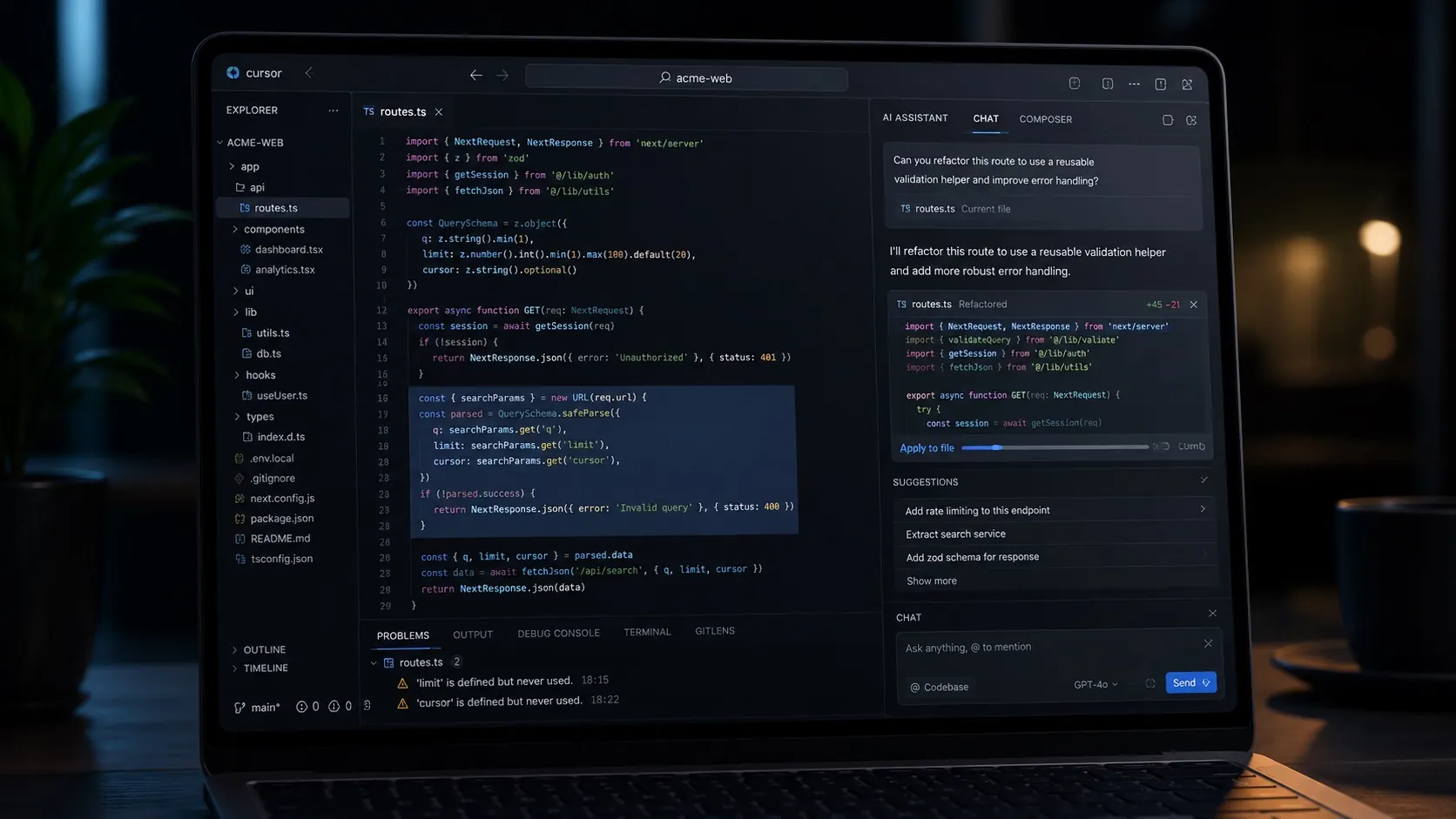 Mise en situation pour la formation Cursor & GitHub Copilot