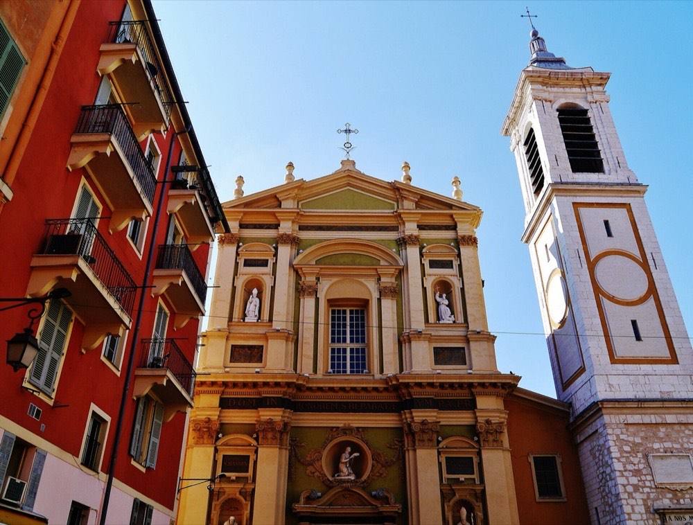 La cathédrale Sainte-Réparate, au coeur du Vieux-Nice