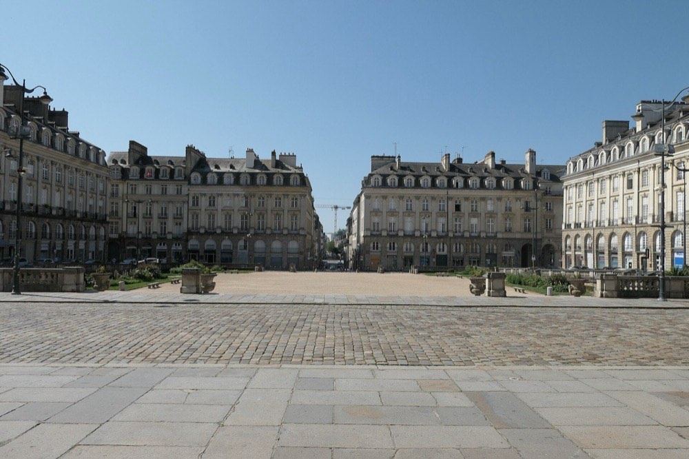 La place du Parlement de Bretagne et ses façades classées